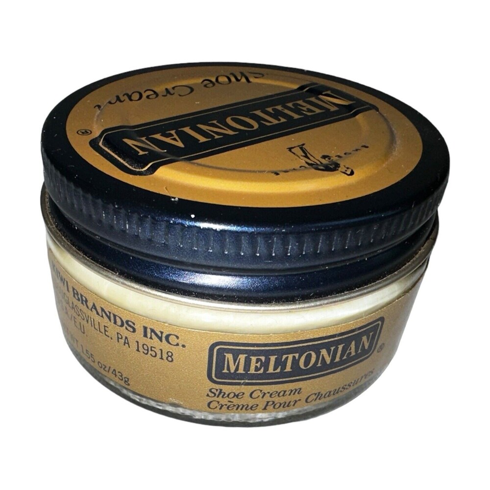Meltonian Vintage Boot Shoe Cream Polish 157 Ivory 1.6 oz